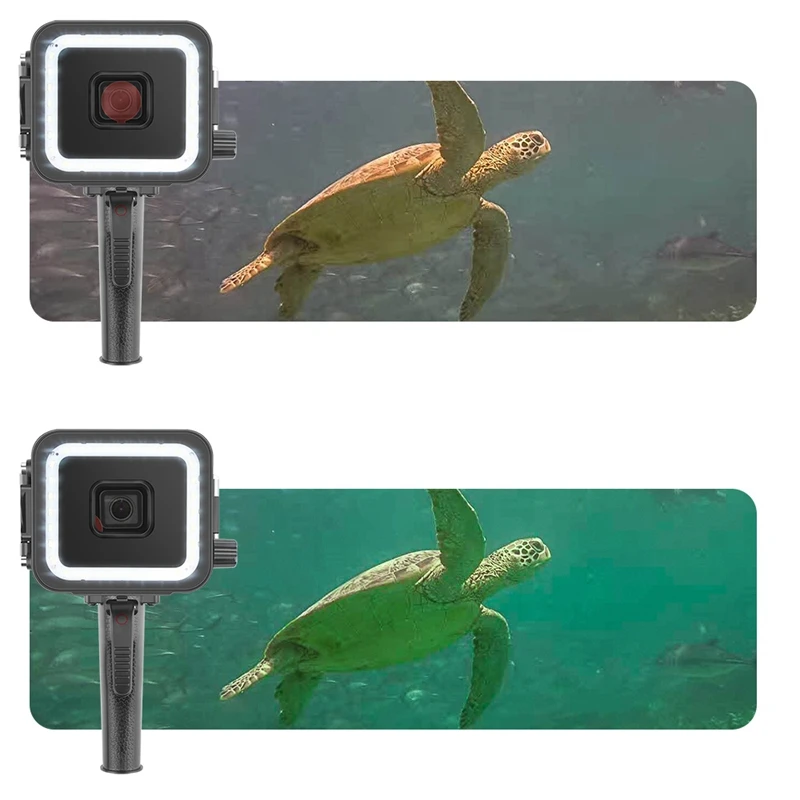 SHOOT 40M 900LM подводный светодиодный видео свет для GoPro Hero 7 6 5 черный водонепроницаемый дайвинг вспышка освещение заполняющая лампа+ красный фильтр