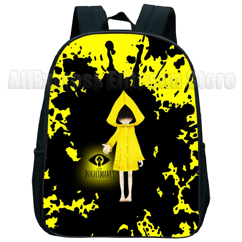 Little Nightmares 2 Backpack Kids Kindergarten School Bag Toddler Waterproof Daily Knapsack Children's Cartoon Mini Rucksack 3