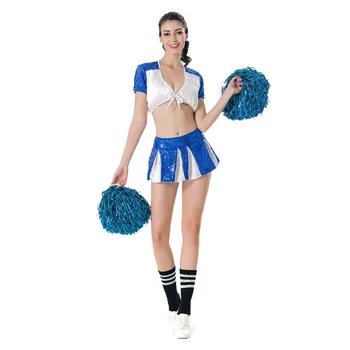 

New School Shape Cheerleader Costume Cheerleading Suits Games Cheerleading Uniforms Costumes Women Dress