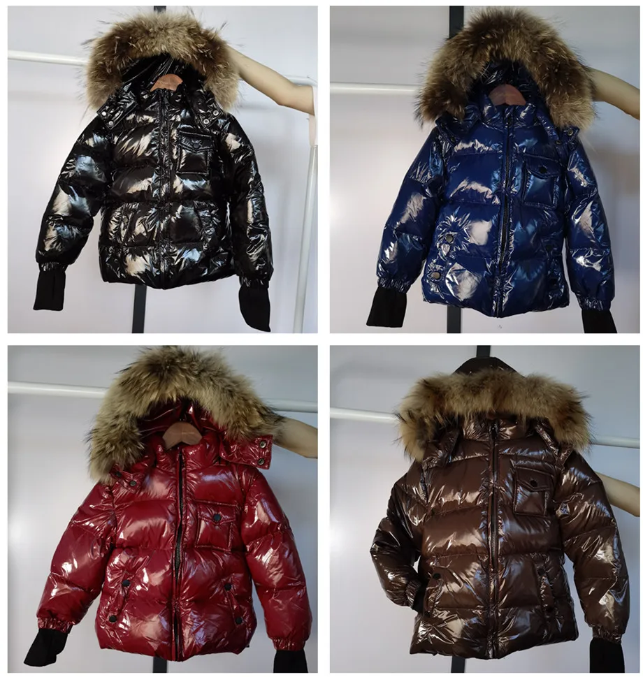 Orangemom Brand Winter Coats White Duck Down Parka For Children Clothing 3-10y Kids Clothes Shiny Boys Girls Snow Outerwear