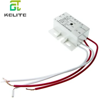 

220V AC 50Hz Auto Infrared Human Sensor Switch PIR Microwave Radar Body Motion Sensor Module Adjustable For Time Distance Range