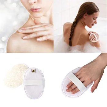 

1Pc Hot Sale New Massage Spa Loofah Bath Brush Luffa Washing Pad Exfoliating Sponge Body Scrubber Skin Care Beauty Health