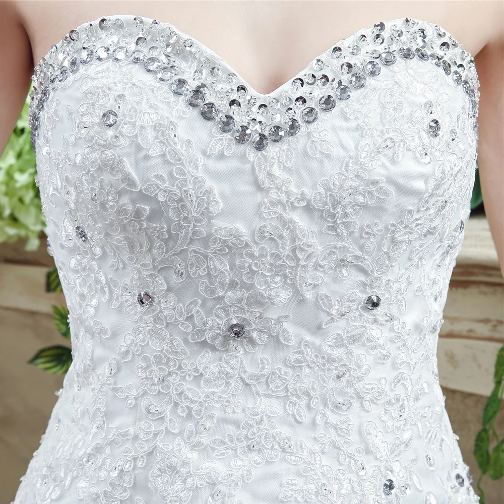 ANGELSBRIDEP-Real-Photo-Crystal-Lace-Applique-Strapless-Beach-Wedding-Dresses-Fashion-Lace-up-Chapel-Train-Wedding (5)
