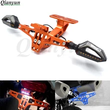 Универсальный CNC алюминиевый мотоциклетный регулируемый угол номерной знак кронштейн для Triumph SPEED TRIPLE DAYTONA 955i SPEED FOUR TT 600