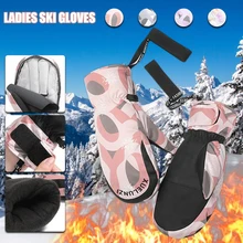 

Ski Gloves Winter Snowboard Snowmobile Skiing Sports Motorcycle Riding Windproof Waterproof Warm Gloves For Men Woman