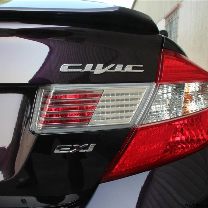 Оригинальная OEM задняя хромированная эмблема бейдж наклейка для HONDA CIVIC 2006-2011 FA FD FN 2012- FB FG- FK FC наклейка - Название цвета: 2012-2015