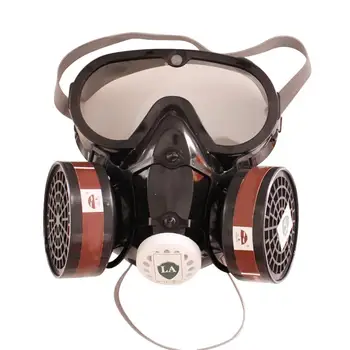 

Industrial Mask Dust-proof Multipurpose Protective Mask Mouth Cover Gas Mask with Goggles
