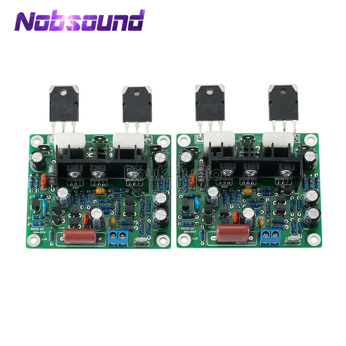 Nobsound Улучшенная MX50 SE Мощность Плата усилителя Двойной 2 0 канал 100 Вт + Hi Fi стерео