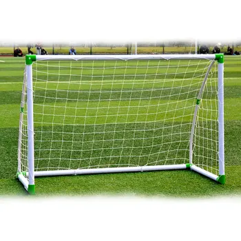 

Soccer Goal Training Set With Net Buckles Ground Nail Football Sports Galvanized Steel Pipe Rebound Soccer Goal
