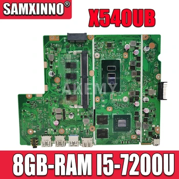 شراءAkemy X540UB اللوحة الأم لأجهزة الكمبيوتر المحمول ASUS X540UB X540UV X540UBR اللوحة الرئيسية الأصلية 8GB-RAM I7-7500U (V2G) 90NB0IM0-R00050