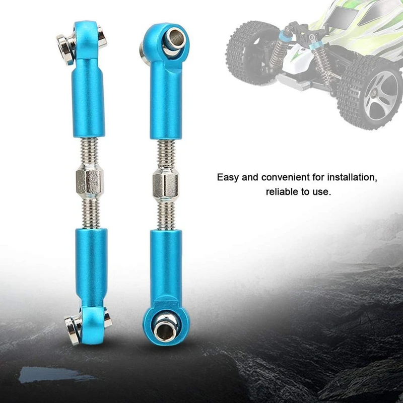 1 комплект рулевой тяги Регулируемый рычаг для WLtoys 1/18 A959 B A969 A979 K929 RC