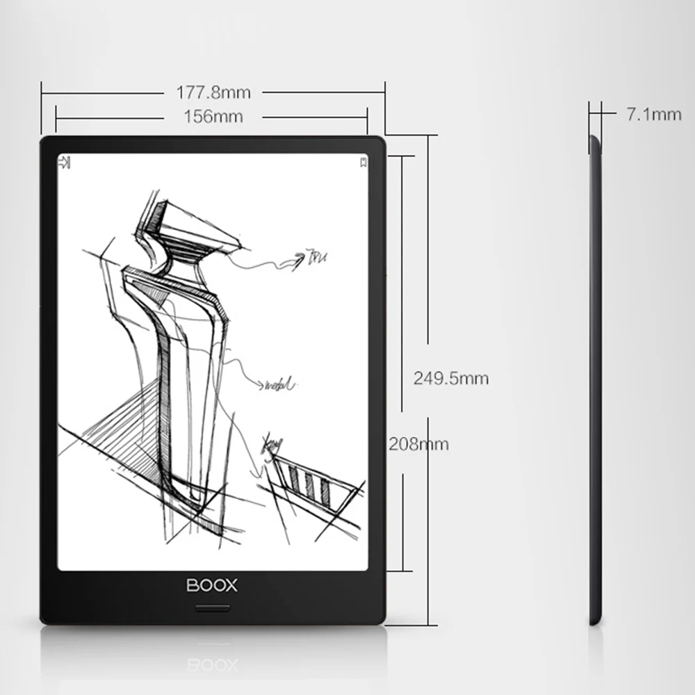 BOOX Note Pro ebook Reader 10," E-reader Wi-Fi e-ink гибкий Tou-ch cta экран цифровой блокнот передний светильник для чтения электронных книг