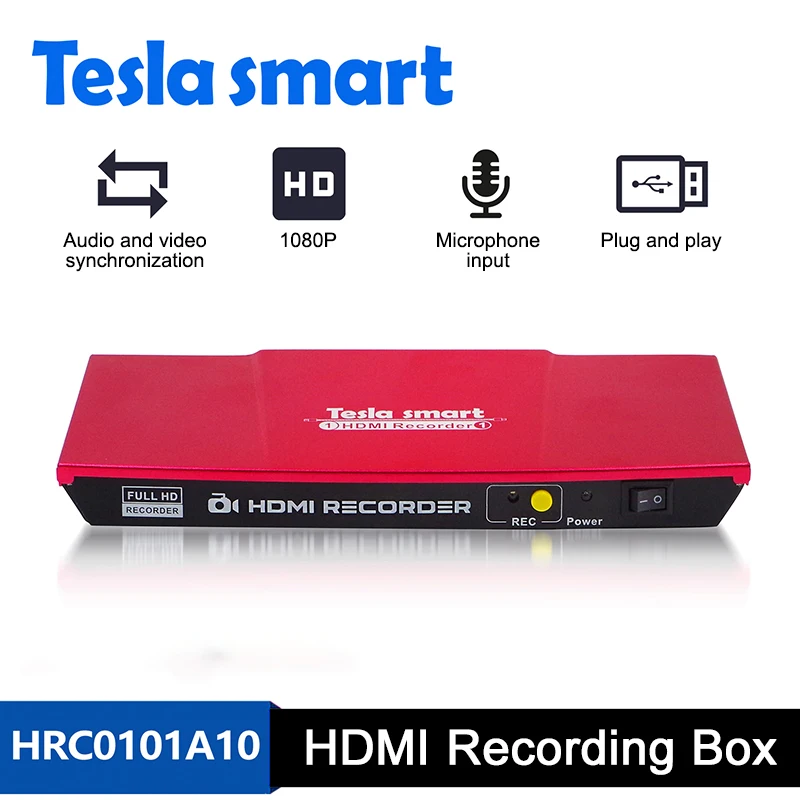 1080P HDMI рекордер поддержка L/R аудио выход HD видео Поддержка хранения Xbox PS4 игра Запись кнопка управления видео комментарий