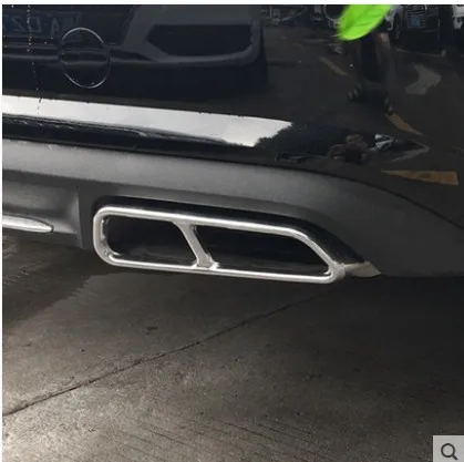 Задний двойной глушитель выхлопной трубы задний декоративный наконечник