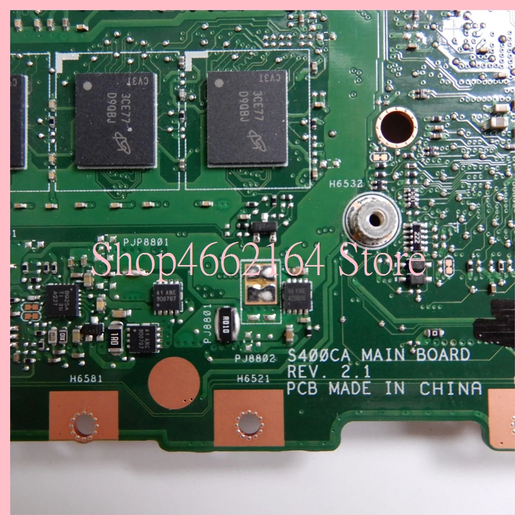 S400CA motherboard REV2.1 For ASUS S400CA I3