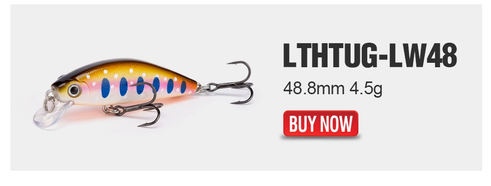 Description Picture 4 of itemNEW LTHTUG Japanese Design Pesca Wobbling Fishing Lure 63mm 7.5g Sinking Minnow Isca Artificial Baits For Bass Perch Pike Trout