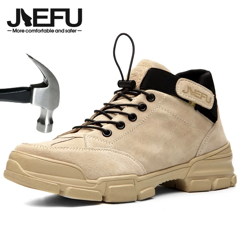 Jiefu Safety Shoes For Men Waterproof 