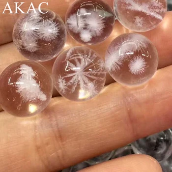 

Free shipping AKAC natural snow phantom pendant loose beads different size factory wholesale send randomly