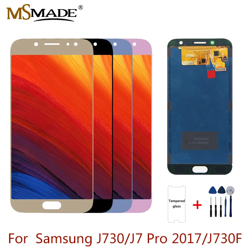 

For SAMSUNG Galaxy J730 J730G J730F J7 2017 J7 Pro SM-J730GM LCD Display Touch Screen Digitizer Assembly with Brightness Control