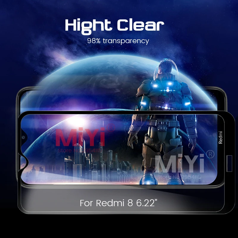 2 шт. для стекла xiaomi global version redmi 8, 4 ГБ, 64 ГБ, защита экрана, закаленное стекло redmi 8, смартфон, 6,22 дюйма, защитная армированная пленка
