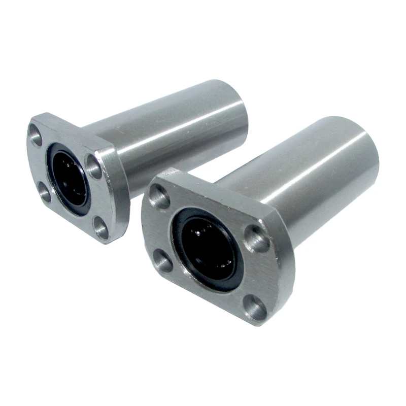 6pcs/lot free shipping LMH6UU LMH8UU LMH6LUU LMH8LUU flange linear bearing CNC Linear Bush for 3D printer part linear shaft