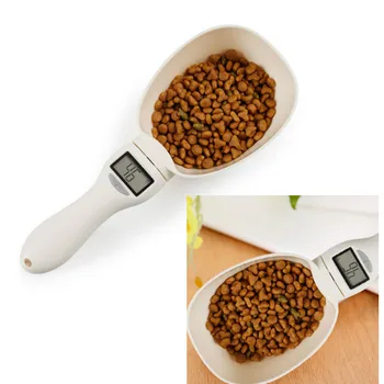 

Digital Pet Food Scale Cup Cat Feeding Spoon Bowl Electronic Weighted Spoon Scoop Scale Measuring Device with LCD Display