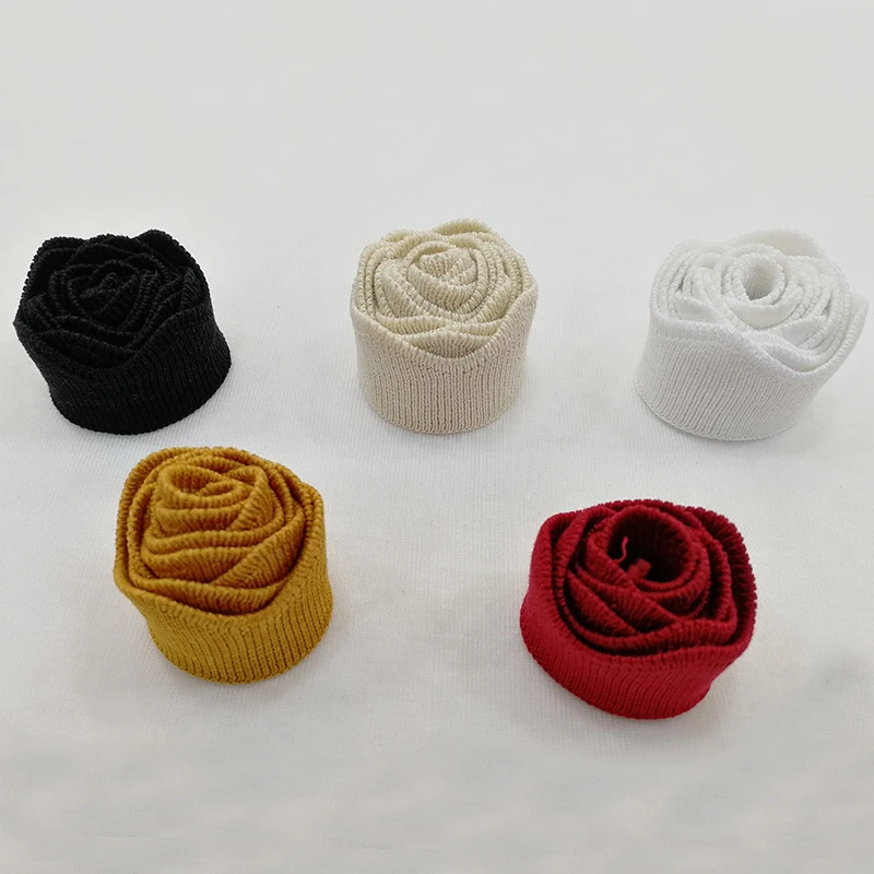 JIETAI жаккард 1 × 1 ребра трикотажная Волнистая кромка контрастный цвет тканевые аксессуары DIY воротник манжеты подол нижний воротник ледяной шелк