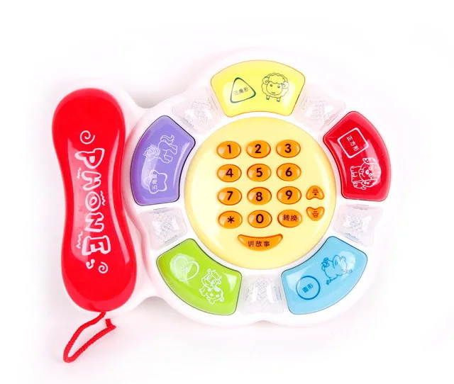 Bel 5033 Storyteller Smart Learning Phone Set Toy Educational Cartoon Music Phone Set