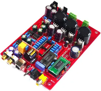

KYYSLB Pre-amplifier board TDA1541 Optical Fiber Coaxial Decoder Board (Including USB, Excluding Tda1541 and Saa7220 IC)