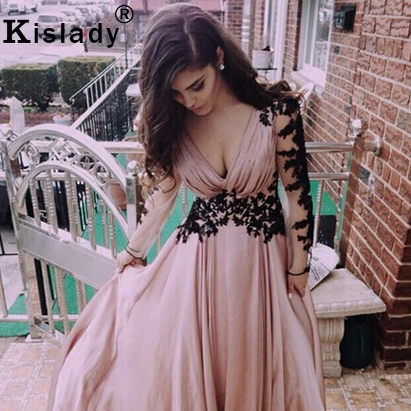 

New Women's Lace Patchwork Vintage Dress Deep V-Neck Backless Sexy Bridesmaid Party Dress Rockabilly Pink Dress Vestidos