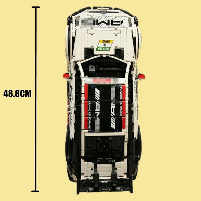 NEUE MOC C63 Спорт Авто AMG MOC-6687 RC двигатель мощность Funktion Fahrzeug Fit Baustein Ziegel Modell kind Spielzeug Geschenke