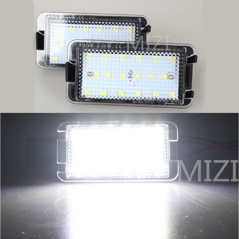 

for Seat Leon 1M 2004-2009 LED Number License Plate Lights for Altea Arosa Cordoba MK1 MK2 for Ibiza Toledo 5P light plate