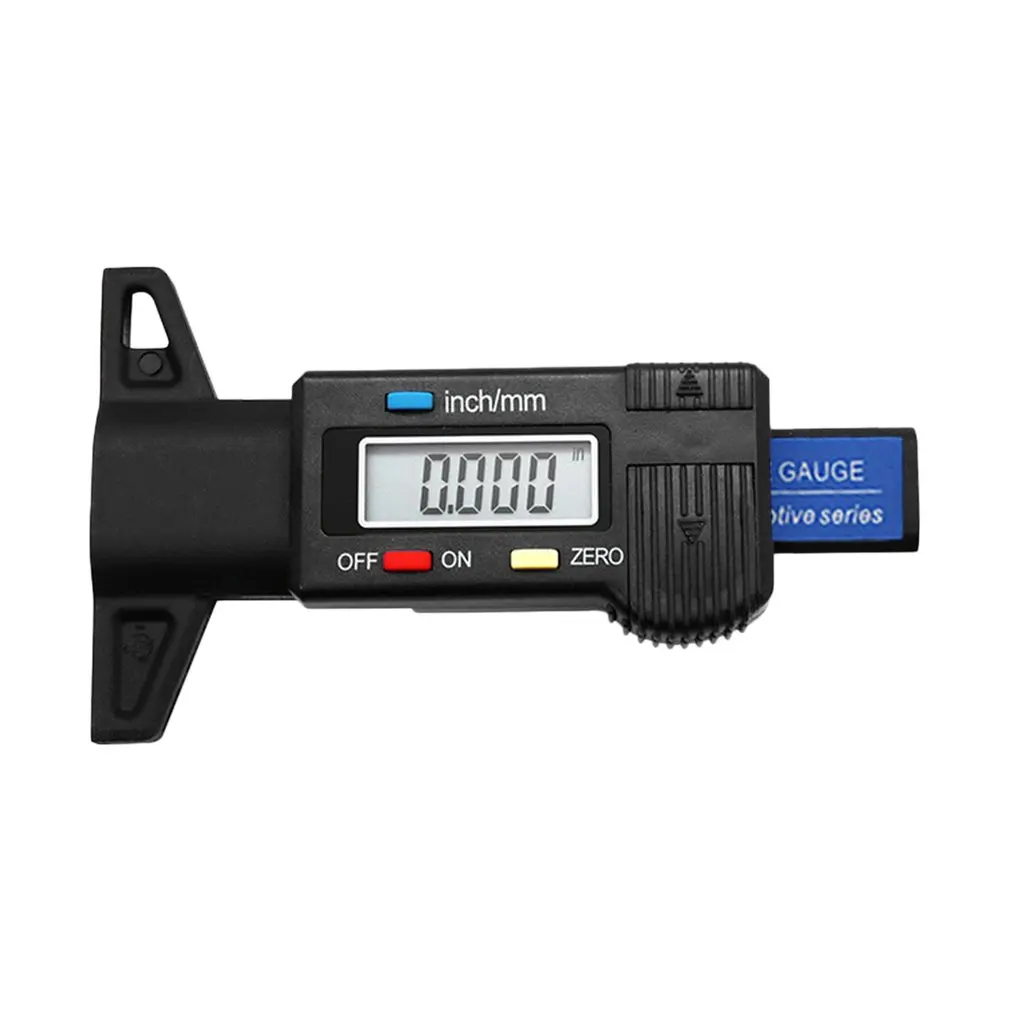 Digital Car Tire Tread Depth Tester 0-25mm Tyre Gauge Meter Measurer Tool Caliper LCD Display Measurement | Инструменты