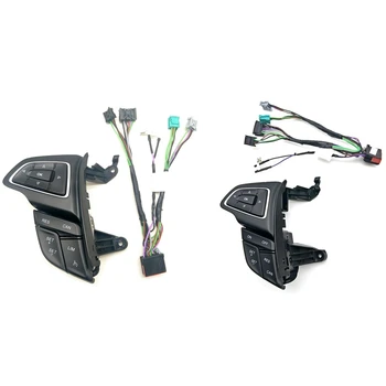 

2set for Ford Focus Mk3 2015-2017 Kuga 2017 Cruise Control Switch Steering Wheel Button(with Lim&Without Lim)