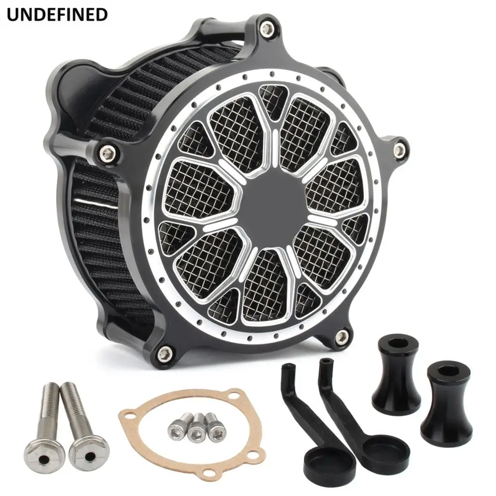 Air Filter Motorcycle Venturi Contrast Cut Air Cleaner Intake Kit For
