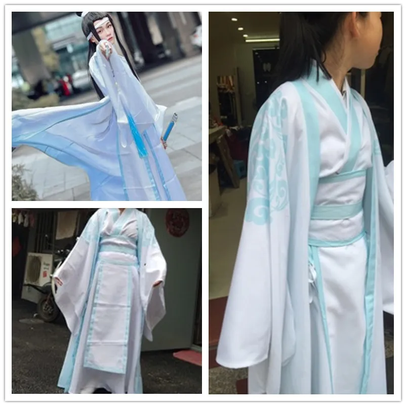Lan Wangji, косплей, Grandmaster of Demonic, костюм для взрослых, Mo Dao Zu Shi Lan Zhan, вечерние костюмы унисекс