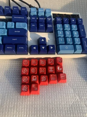 1 Set Sa Profile Abs Key Caps Mechanical Keyboard Sp Dnd Keycaps Key Ball For Mx Switches Filco Lazada Singapore