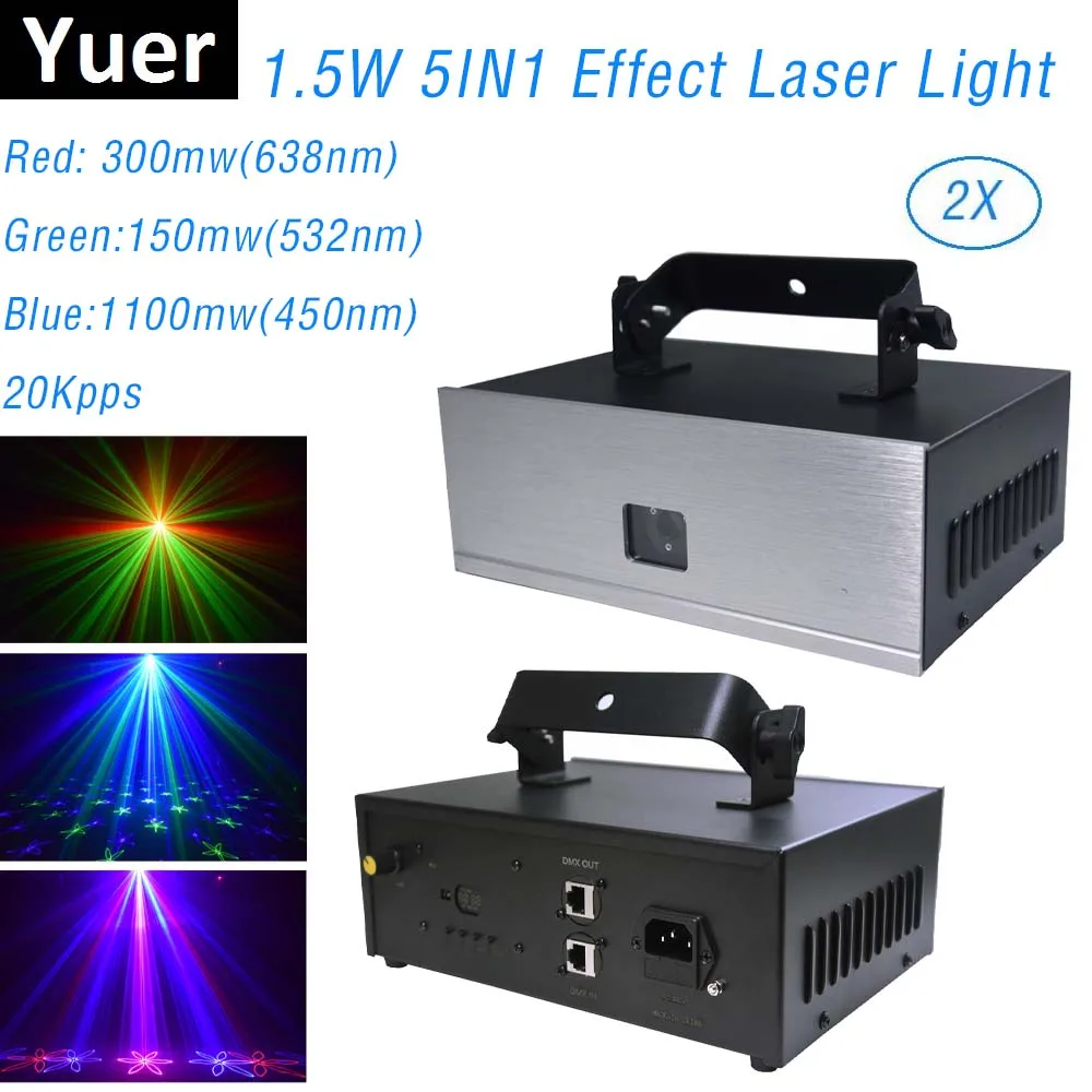 

1500MW RGB DMX 3D Animation Laser Projector PRO DJ Disco Stage Lighting Effect Party Wedding Holiday Club Bar Scanner Show Laser
