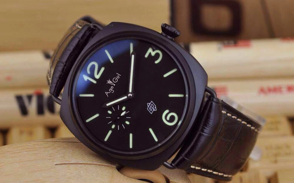 

Luxury Brand New Men Automatic Mechanical Sapphire Stainless Steel Watches Silver Black Brown Leather Luminous Gents Watch AAA+