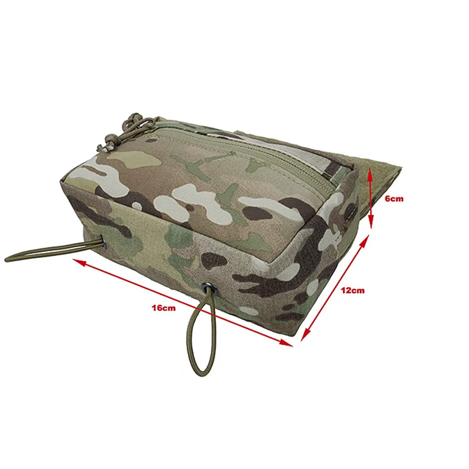 TMC Мультикам тактическая навесная сумка Прямая грудь Передняя панель клейкая упаковка для MCR тактический жилет Грудь Rig