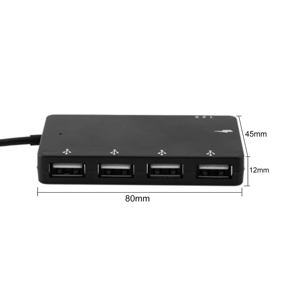Nexest Черный Micro USB OTG зарядный концентратор адаптер Горячая-подключение USB концентраторы для смартфонов планшет u-диск Мышь Клавиатура геймпад
