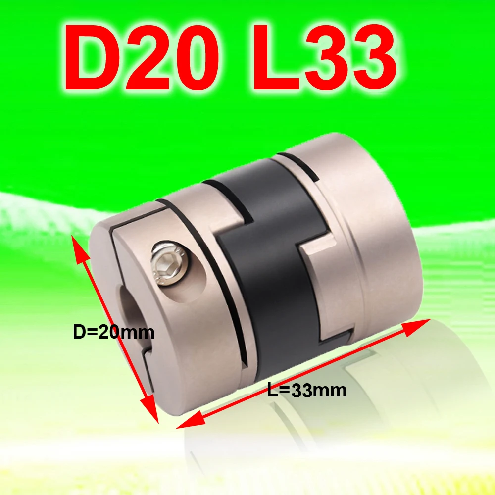 1PC Clamp Screw Oldham Cross Slide Coupling Encoder D20 L33 Shaft Coupler 6 6.35 8 10MM |