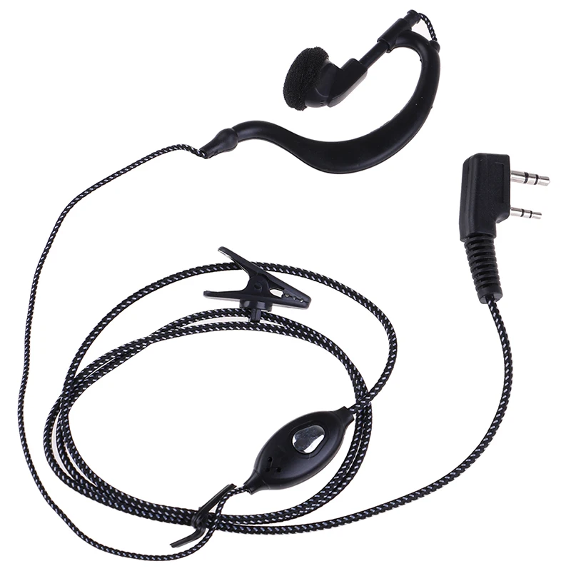 2PIN Security Earpiece Headset Mic Walkie Talkie Headphone Earphone For Radio