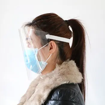 

Portable light Transparent Anti-saliva Dust-proof Protect Full Face Covering Mask Visor Shield Protection Masks