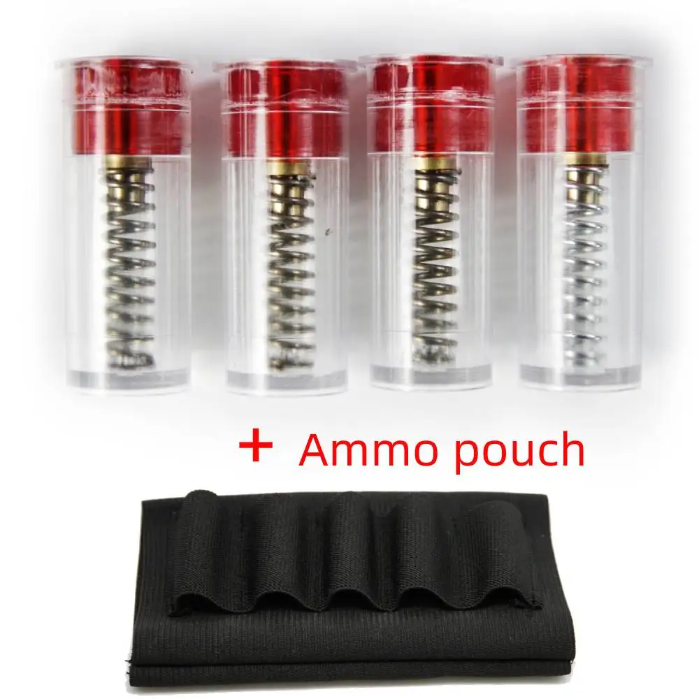 12GA ShotGun Spring Loaded Snap Caps for Gun Training w/ False Primer Ammo Shells Dry Firing