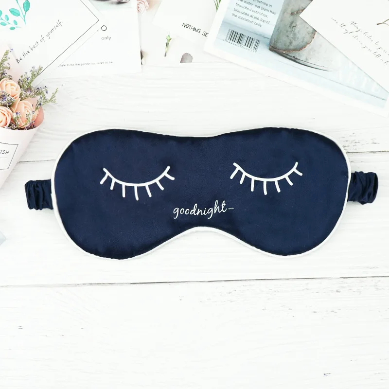 

Amazon Taobao 100%-Embroidered Silk Shade Travel Sleep Customizable Children Sleep Aids Nursing Eye Patch Sleep Eye Patch