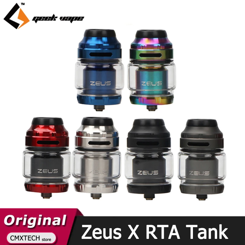 Vape Tank Zeus Single Coil Tank Vape Zeus Dual Geek Vape Zeus Max