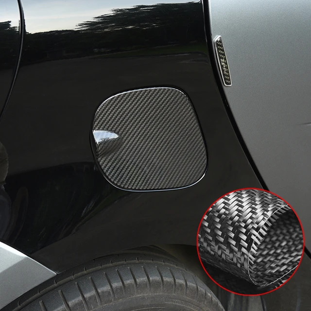 Auto Außen Änderung Real Carbon Fiber Tankdeckel Aufkleber Für Neue Mercedes  Smart 453 Fortwo Forfour Auto Zubehör - AliExpress