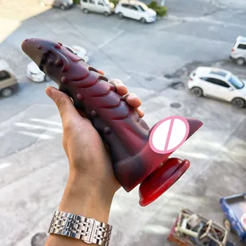 Colorful Fake Penis Realistic Animal Dildo Healthy Monster Dildo Lesbian Sex Toy for Women Anal Toy With Suction Cup Anus Orgasm 6