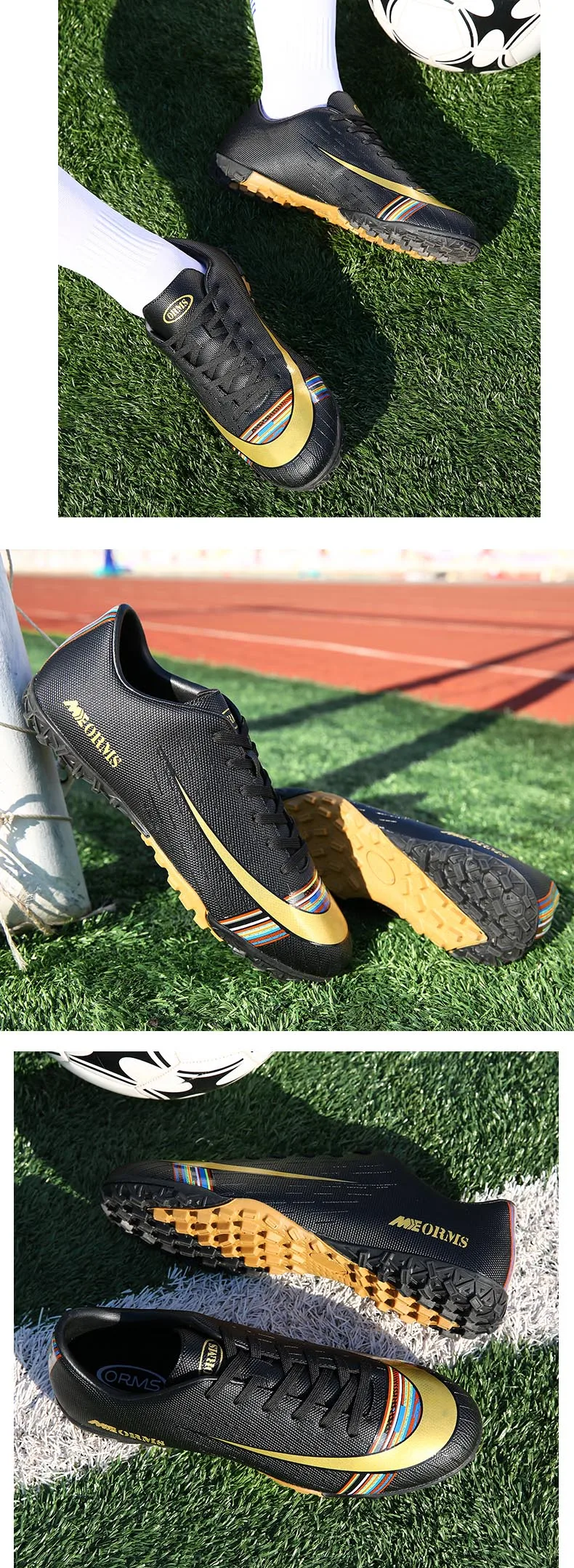 Кроссовки мужские футбольные бутсы спортивная футбольная обувь мужские футбольные бутсы для дерна длинные шипы тренировочные футбольные кроссовки дропшиппинг